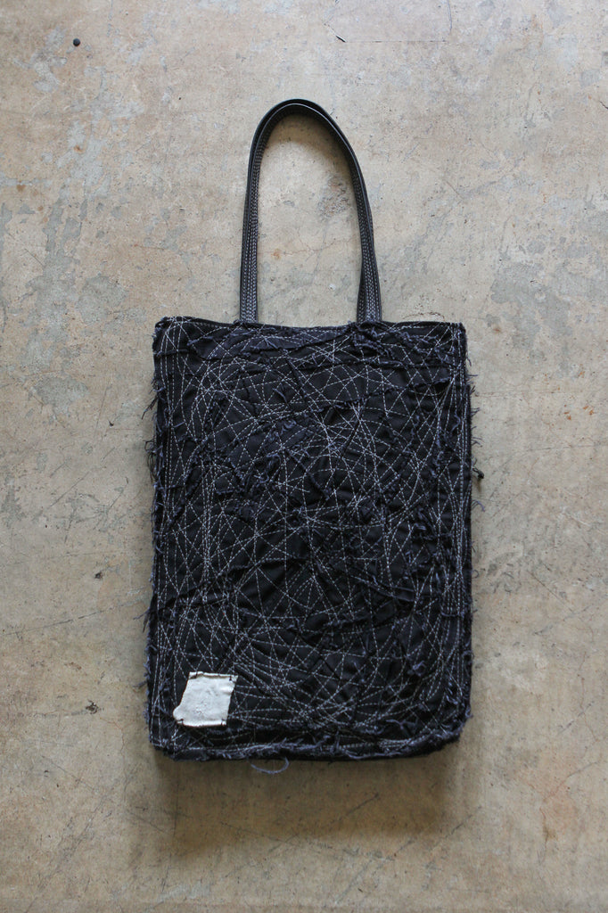 Black Zero Waste Denim Tote